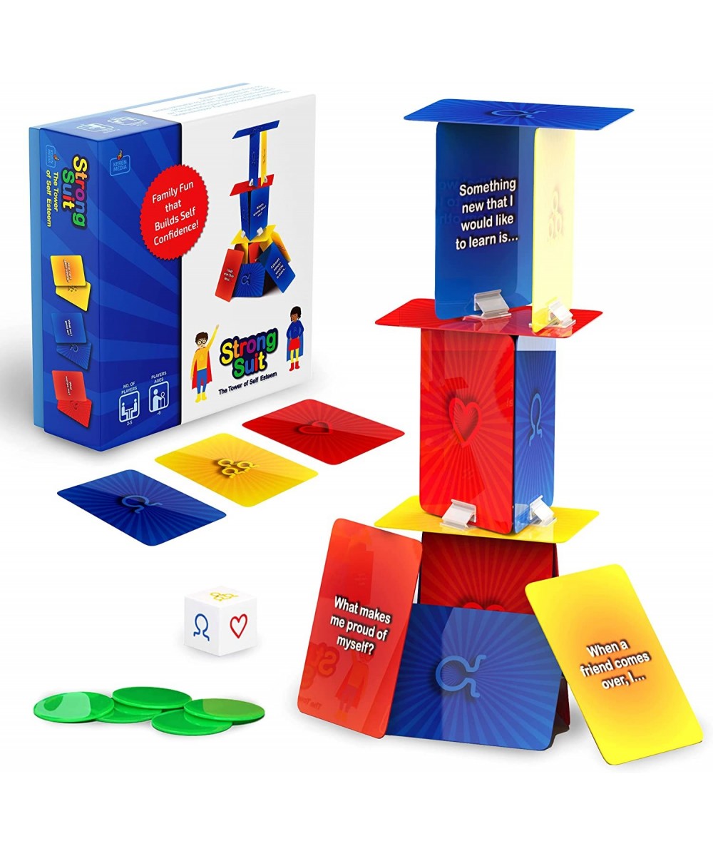 The Tower of Self Esteem CBT Play Therapy Game for Kids Teens | Tools to Boost Social Skills Creativity Emotion Regulation Mi...