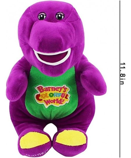 KGPYY Barney Singing Friend Plush Toy Dinosaur Barney Singing I Love You Children's Plush Puppet Toy （11.8in） Purple X-Large ...