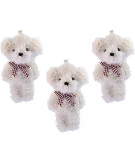 3pcs Stuffed Animals Key Chain Pendants Teddy Bear Keychain Plush Christmas Bear Tree Pendant Mini Bear Doll Stuffed Toy for ...