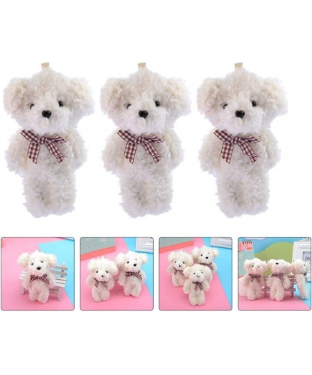 3pcs Stuffed Animals Key Chain Pendants Teddy Bear Keychain Plush Christmas Bear Tree Pendant Mini Bear Doll Stuffed Toy for ...