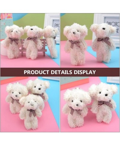 3pcs Stuffed Animals Key Chain Pendants Teddy Bear Keychain Plush Christmas Bear Tree Pendant Mini Bear Doll Stuffed Toy for ...