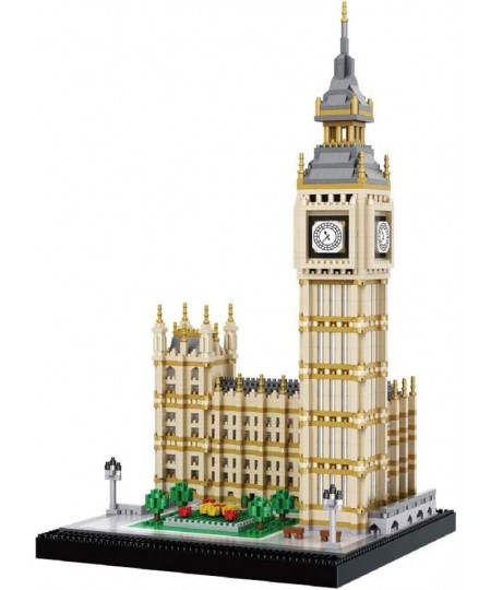 Real Big Ben Micro Building Blocks Set (3600PCS) - World Famous Architectural Model Toys Gifts for Kid and Adult $79.63 - Toy...