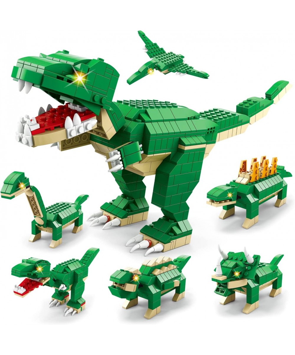 Dinosaur Toys for Kids 8-12 1000 Pcs Dinosaur Building Blocks Set 6 in 1 STEM Educational Dinosaur Building Toys for 6-10 Boy...