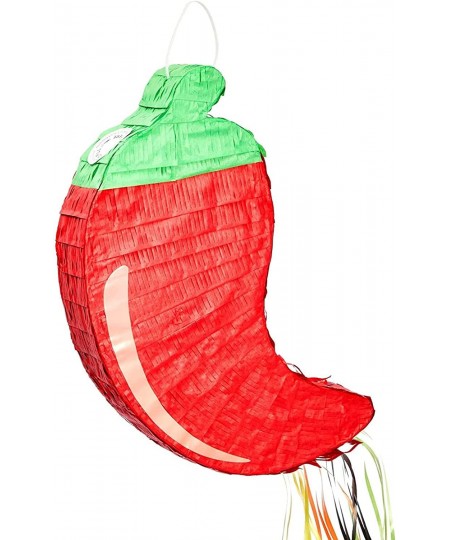 Small Red Chili Pull String Pinata for Fiesta Cinco de Mayo Party (13 x 17.5 x 3 In) $37.44 - Piñatas