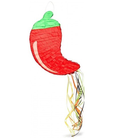 Small Red Chili Pull String Pinata for Fiesta Cinco de Mayo Party (13 x 17.5 x 3 In) $37.44 - Piñatas