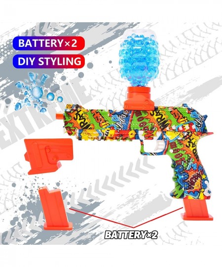 Electric Gel Ball Splat Blaster Automatic Splatter Ball Orby Toy with Gel Water Beads Outdoor Activities for Kids Boys and Gi...