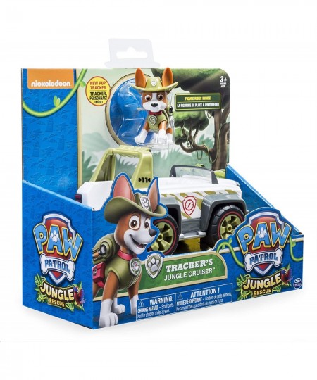 Paw Patrol Jungle Rescue Tracker’s Jungle Cruiser Vehicle & Figure $39.65 - Play Figure Playsets