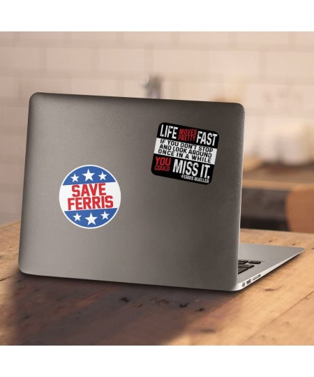 Ferris Bueller Life Moves Fast and Save Ferris Collectible Stickers $17.25 - Kids' Stickers