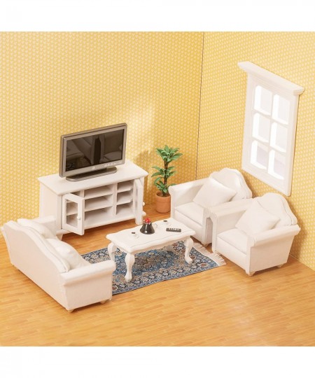 SAMCANI Dollhouse Furniture 1 12 Scale - Doll House Furniture Toys for Dollhouse Living Room - Miniature Furniture Incl Mini ...