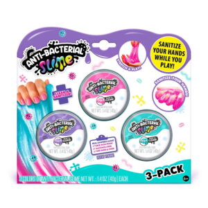 PlaySafe 3-Pack Anti-Bacterial Slime - Colors Vary