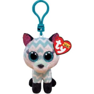 Atlas Fox Aqua Boo Clip Plush Backpack Accessory