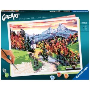 Ravensburger Beautiful Bavaria Paint-by-Number Kit - Vibrant Autumn