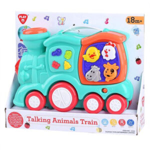Whimsy Wheels B/O Talking Animal Train with Lights & Sounds