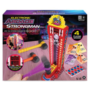 Arcade Hero Electronic Strongman Tabletop Hammer Challenge