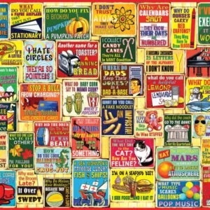 White Mountain Dad Jokes 1000pc Jigsaw Puzzle