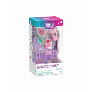 3C4G Tiny Treats Trolley Scented Lip Gloss Set for Girls Ages 8+