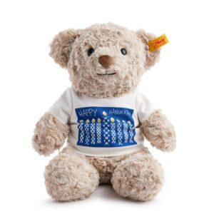 Steiff Honey Holiday Medium 11 inch Plush Teddy Bear - Golden