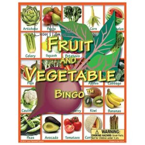 Nutri-Bingo: Fruit & Veggie Learning Game for Kids & Classrooms