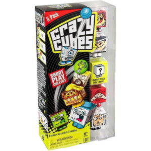 Spin Master Crazy Cubes 5-Pack Battle Game with Collectible Cards