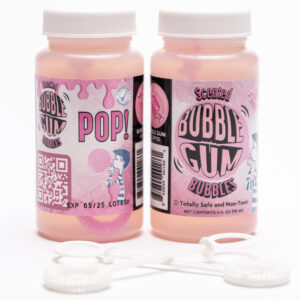 Atomic Bubbles Bubble Love Bubblegum Scented Bubbles, 2-Pack