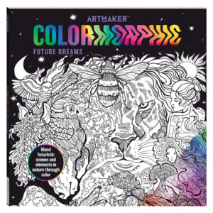 Art Maker Colormorphic Future Dreams Adult Coloring Book