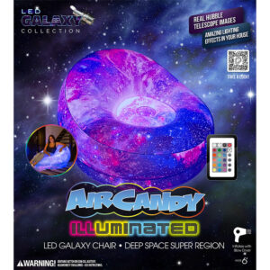 PoolCandy Illuminated Galaxy LED BloChair - Deep Space Pink