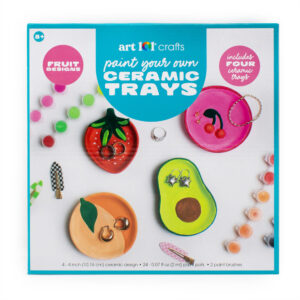 Art 101 DIY Ceramic Fruit Tray Painting Kit - Multicolor