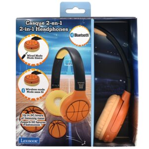2 in 1 Bluetooth Foldable Basketball Design Headphones