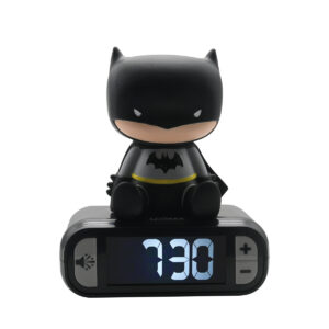 3D Batman Digital Alarm Clock & Nightlight - Superhero Fun!