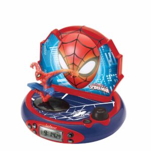 3D Spider-Man Projector Clock with Super Hero Sounds