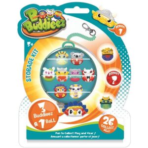 B Buddieez Surprise Storage Ball Blind Pack with Carabiner Clip