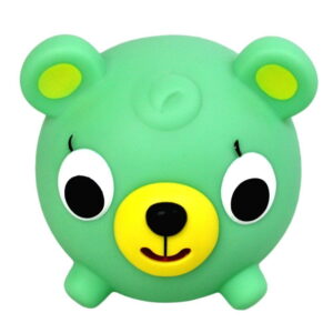 Sankyo Toys Jabber Ball Playful Green Bear - Tongue-Out Plush