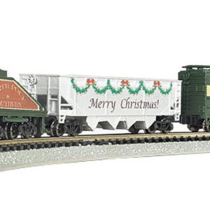 Bachmann Trains - Merry Christmas Express N Scale Electric Train Set