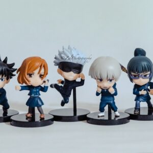Adverge Jujutsu Kaisen 2.2 inch Mini Figure Set - Itadori, Gojo, Panda, Kugisaki